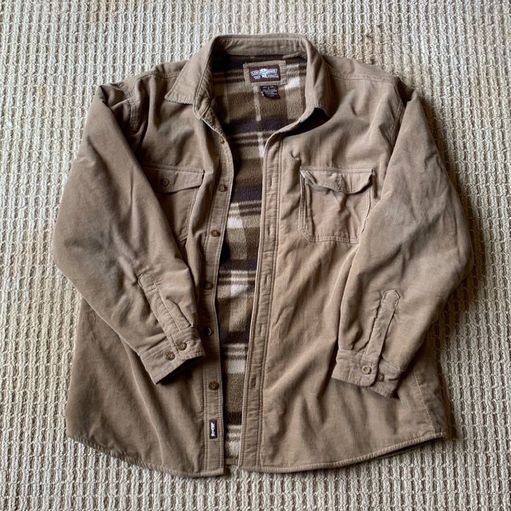 XL Levi Strauss corduroy jacket with flannel interior.